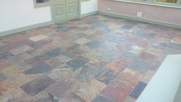 Slate Floor Restoration - Kent