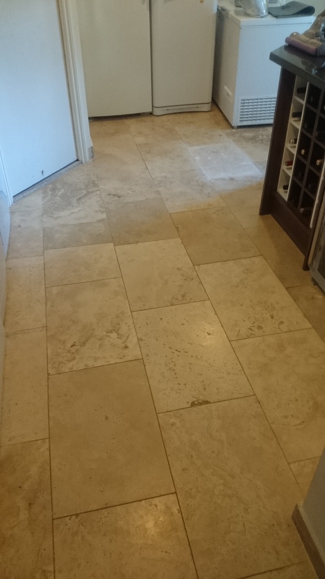 Kingswood, Surrey, KT20 Travertine Floor Restoration