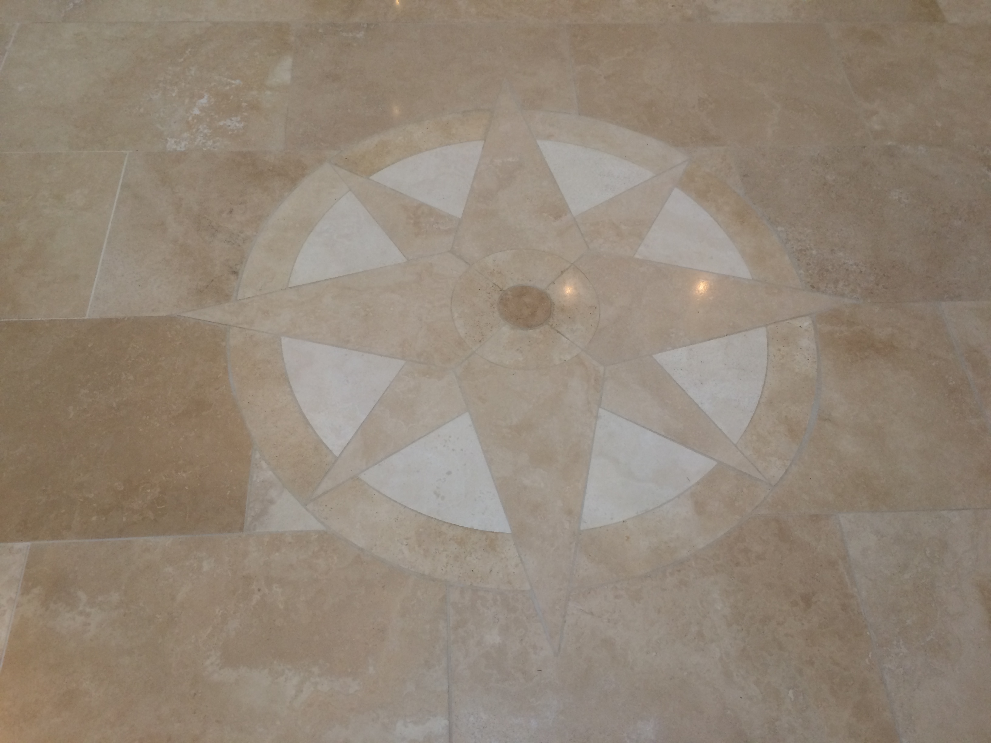 After Travertine Restoration