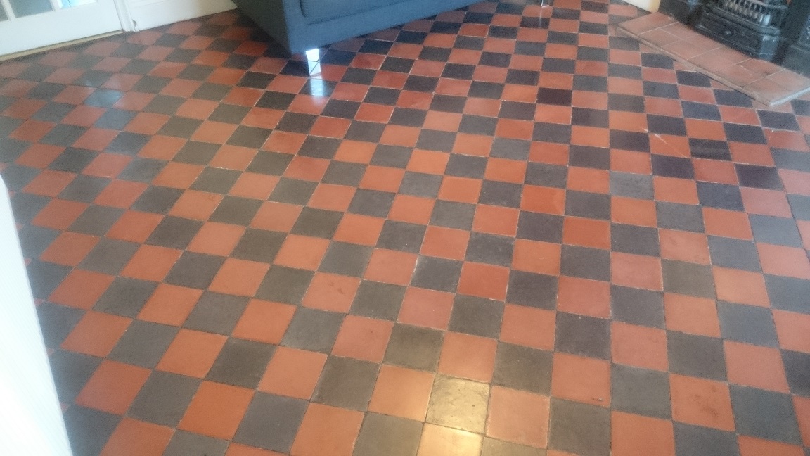 Quarry Tile Floor Restoration