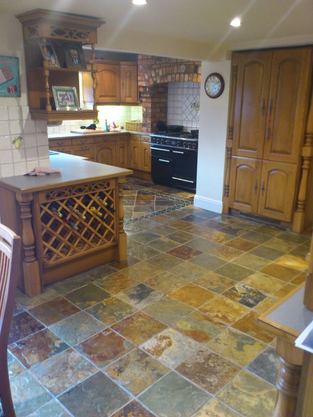 Slate Floor Tile Cleaning