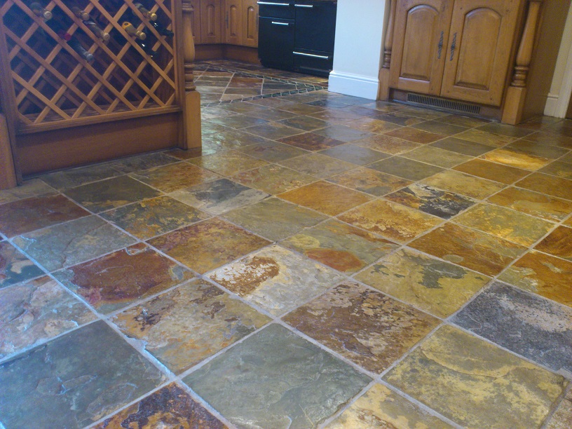 Slate Floor Tile Cleaning